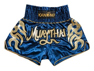 Shorts de kickboxing Kanong : KNS-134-Azul marino