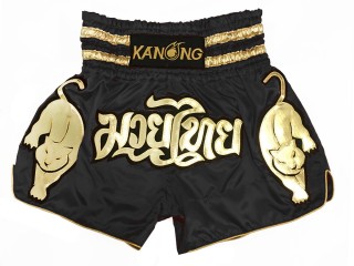Pantalones cortos Kanong Kickboxing : KNS-135-Negro