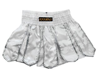 Pantalones cortos Kanong Kickboxing : KNS-139-Blanco