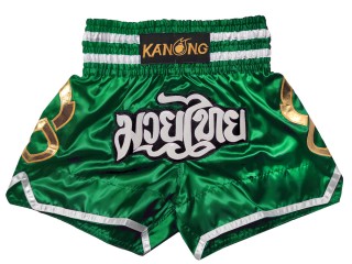Pantalones de kickboxing Kanong : KNS-143-Verde