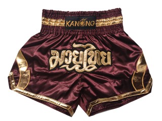 Pantalones de kickboxing Kanong : KNS-144-Granate