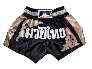 Pantalones kickboxing Lumpinee : LUM-043-Negro