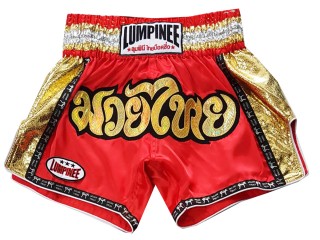 Pantalones kickboxing Lumpinee : LUM-045-Rojo