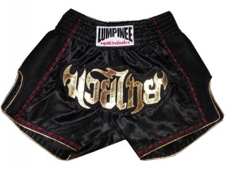 Pantalones Retro Kickboxing de Lumpinee : LUMRTO-003-Negro