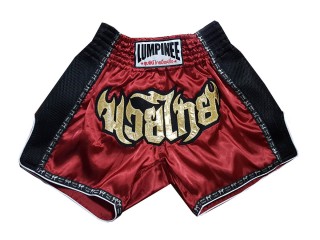 Pantalones Retro Kickboxing de Lumpinee : LUMRTO-003-Granate