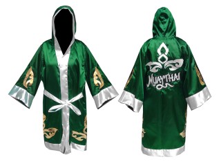 Bata de boxeo personalizada de Kanong : KNFIR-143-Verde