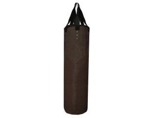 Saco de boxeo personalizado : Marrón oscuro 180 cm. (sin relleno)