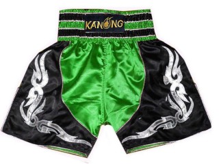 Shorts de Boxeo Verdes Personalizados : KNBXCUST-2018