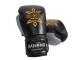 Guantes de boxeo Kanong de piel auténtica : Negro y Gris