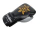 Guantes de boxeo Kanong de piel auténtica : Negro y Gris