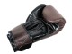 Guantes de boxeo Kanong de piel auténtica : Marrón y Negro