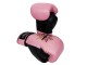 Guantes de boxeo Kanong de piel auténtica : Rosa y Negro
