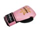 Guantes de boxeo Kanong de piel auténtica : Rosa y Negro