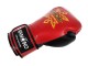 Guantes de boxeo Kanong de piel auténtica : Rojo y Negro