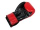 Guantes de boxeo Kanong de piel auténtica : Rojo y Negro