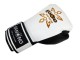 Guantes de boxeo Kanong de piel auténtica : Blanco y Negro