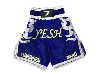 Calzoncillos de boxeo personalizados : KNBXCUST-2033-Azul