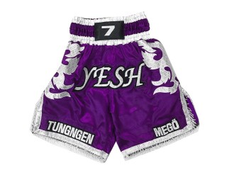 Calzoncillos de boxeo personalizados : KNBXCUST-2033-Púrpura
