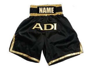 Calzoncillos de boxeo personalizados : KNBXCUST-2036-Negro