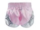 Pantalones de boxeo Retro Kanong : KNSRTO-201-Rosa-Plata