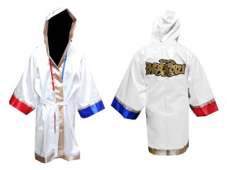 Bata de boxeo personalizada de Kanong : Blanco