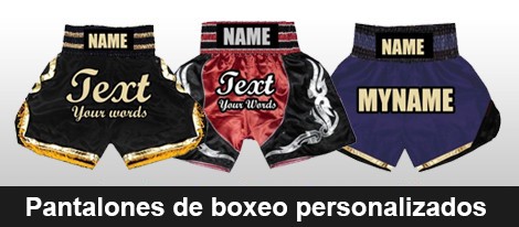 personalizar pantalones de boxeo